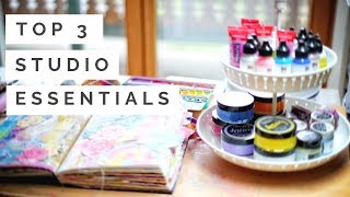 My Top 3 Painting Studio Essentials [upl. by Atirak881]