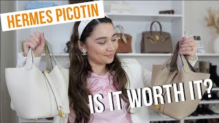 HERMES PICOTIN IS IT WORTH IT Entry Level Hermes Bag  Review [upl. by Brotherson925]