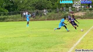 DACOSTA CUP 2024 LACOVIA vs MUNRO COLLEGE 1st half action11092024 [upl. by Bigod]