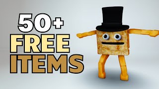 GET 50 FREE ROBLOX ITEMS 😮 COMPILATION 2024 [upl. by Ahsoyek]