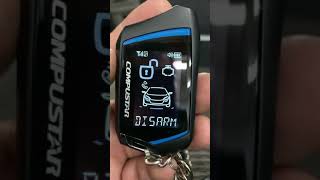 Compustar Remote Start LCD PAGER [upl. by Vookles]