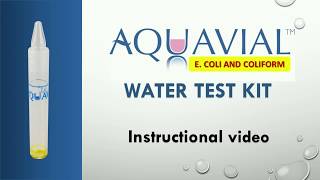 Aquavial E coli and Coliform Test kit [upl. by Ardnas4]