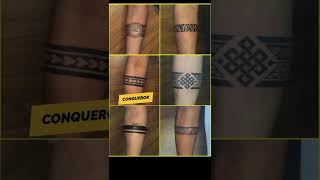 Varieties of armband tattoos and its meanings  machu tattoo studio [upl. by Fahland]