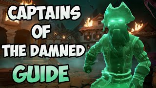 Sea of Thieves Tall Tale The Captains of the Damned  All Journals and Commendations GUIDE [upl. by Eedak]