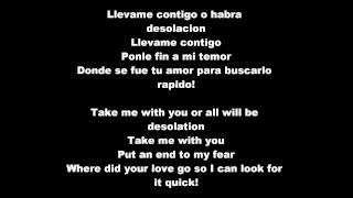 Romeo Santos  Llevame Contigo Lyrics SpanishEnglish [upl. by Cameron]