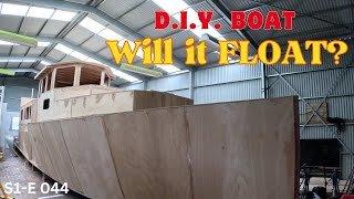 Boat Building DIY Boat Will it FLOAT Building Dragonfly E 44 [upl. by Eimmot602]