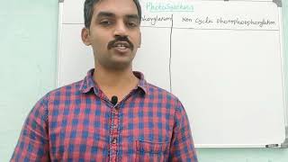 Difference between Cyclic and Noncyclic photophosphorylation  Plant physiology  Tamil [upl. by Temp]