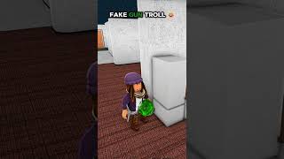 FAKE GUN TROLLING IN MM2 😂 roblox mm2 [upl. by Ahtekahs]