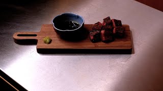 ASMR Wagyu Steak and Fried Rice in the style of Teppanyaki [upl. by Belvia]