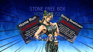 YBA STONE FREE BOX SHOWCASE ONE SHOT COMBO 1 VS 1 [upl. by Forster]