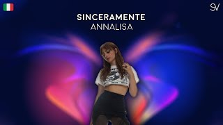 Annalisa  Sinceramente Lyrics Video [upl. by Hiamerej]