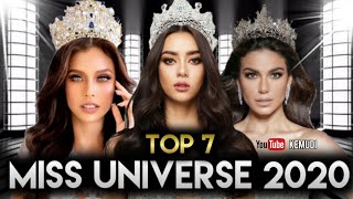 TOP 7 MISS UNIVERSE 2020 PREDICTIONS  ROAD TO MISS UNIVERSE 2020 KEMUDI [upl. by Minnaminnie]