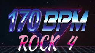 170 BPM  Rock 4  44 Drum Track  Metronome  Drum Beat [upl. by Tu]