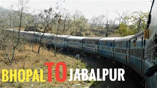 bhopal to Jabalpur  A complete train journey  indian railways [upl. by Noelani]