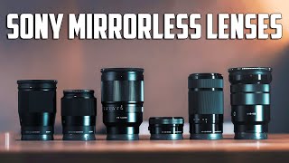 Top 6 MustHave Sony Mirrorless Lenses 2024  Enhancing Your Photography Game [upl. by Ruhnke]