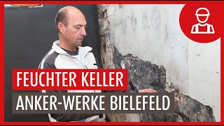 Keller abdichten von innen  Schutz der AnkerWerke in Bielefeld vor Feuchte [upl. by Willabella]