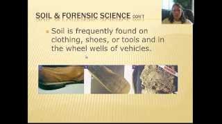 Soil Video Lecture  Forensics 643 [upl. by Ciel]