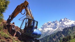 New Downhill Track in Champéry  Vincent Tupin  Aurélien Cettou [upl. by Yllak]