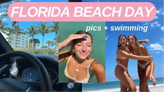 Florida beach day vlog with friends [upl. by Erdnoid]