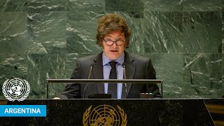 🇦🇷 Argentina  President Addresses United Nations General Debate 79th Session  UNGA [upl. by Martica]