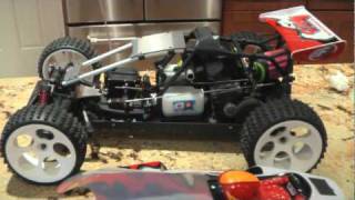 FG BAJA 4WD RTR BEFORE amp AFTER VICTORY RC PIPE Silenced [upl. by Ateekram]