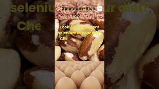 Ep 14 Selenium  Health Benefits Food Sources and Deficiency Explained🌟selenium ytshorts facts [upl. by Clute]