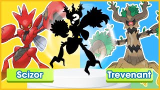 Pokemon Fusion  Scizor  Trevenant  pokemon infinite fusion challenge [upl. by Nnov]