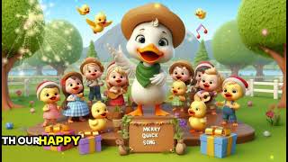 quotMerry Quack Song 2 More Quacking Fun with Our Duck Friendsquot Join the Fun at the Pond Song Kids [upl. by Keeler]