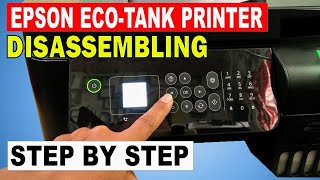 How to Open the Epson L5190 EcoTank Printer and Remove Scanner  Disassembly Guide [upl. by Prisca]