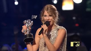 HD Kanye West Interrupts Taylor Swift at the 2009 MTV Video Music Awards [upl. by Nytsuj587]