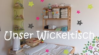 Unser Wickeltisch  Wickeln mit Stoffwindeln [upl. by Anoik414]