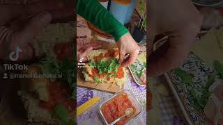 Focaccia bread with tomato sauce homemadefood cookwithme recipe healthy foccacia tomatosauce [upl. by Tepper539]