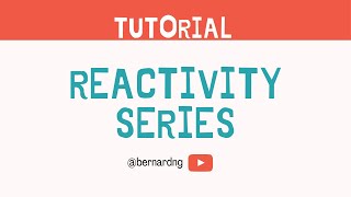 OLevel Chemistry  14  Reactivity Series Tutorial [upl. by Seagrave439]