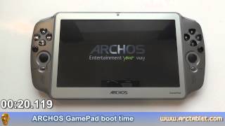 ARCHOS GamePad boot time [upl. by Aiel565]