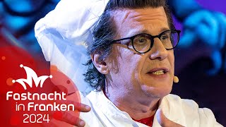 Matthias Walz als Koch  Fastnacht in Franken 2024  BR Kabarett amp Comedy [upl. by Hama]