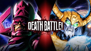 Galactus VS Unicron Marvel Comics VS Transformers  DEATH BATTLE [upl. by Iharas292]