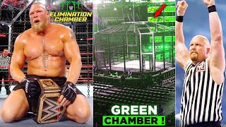 BROCK LESNAR NEW WWE CHAMPION Elimination CHAMBER 2022 Elimination CHAMBER 2022 MATCH WINNER [upl. by Harlene]