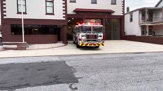 Lititz Engine 252 Responding [upl. by Ellehcsar730]