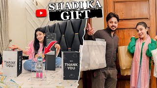 YOUTUBE KI TARAF SY SHADI KA GIFT ♥️  Honeymoon amp Umrah K Lea Shopping Ker Li 😍 [upl. by Nidraj]