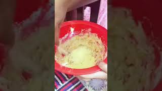 Banana Pitha Recipe Banana snack trending food snacks shortsfeed recipe shorts banana [upl. by Ener]