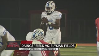 Daingerfield undefeated in district play after road win over Elysian Fields [upl. by Bail]