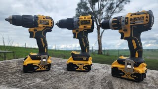 DeWalt Drill Battle DCD709 Vs DCD795 Vs DCD805 [upl. by Aneret]