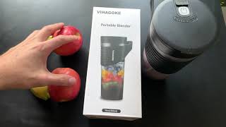 SESOCSEO Mixer Smoothie Maker to Go460ml Fresh Juice Mixer Flasche Wiederaufladbarer Mini Mixer [upl. by Leupold938]