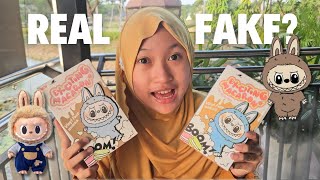 Secret Box  Real VS Fake Boneka Labubu Aqilla ♥ Aqillas Diary [upl. by Nylkoorb]