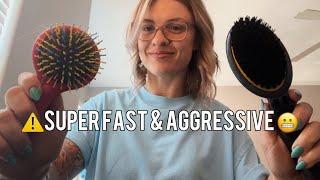 FAST amp AGGRESSIVE ASMR💥⚡️ CHAOTIC LOFI TRIGGERS FOR MAX TINGLES [upl. by Leamiba]