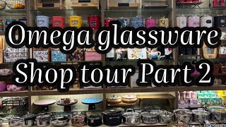 Omega glassware shop tour part 2 omega exclusive kitchen items masala box Triply steel cookware [upl. by Ahtram]