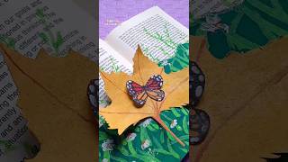 Fall craft activity idea bookmarkshortscutelovebookmarkcraftartandcraftcreativefallseason [upl. by Leizo975]