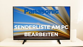 Panasonic TV Senderliste am PC bearbeiten [upl. by Nylanna]