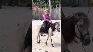 Horseback riding on beach [upl. by Rudman]