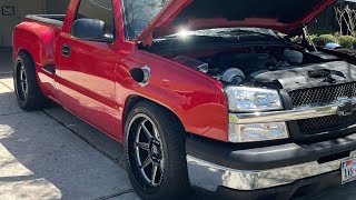 The Turbo Silverado First Burnout 🐌💨 [upl. by Capp]